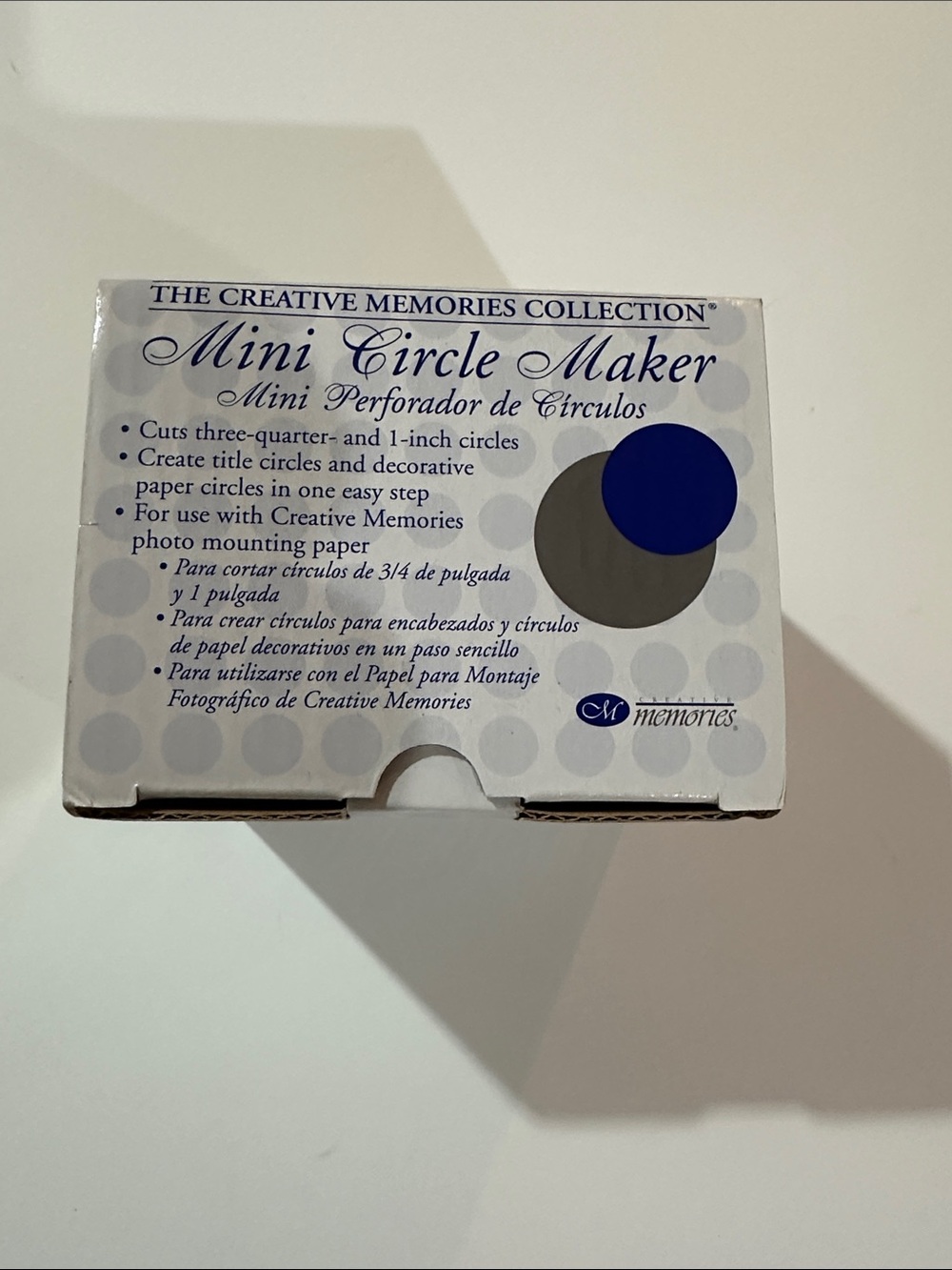 Creative Memories MINI Circle Maker Paper Punch